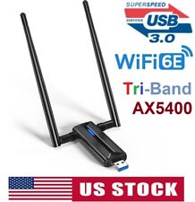 WiFi6E Tri-Band AX5400 Wireless WiFi Adapter 2.4G 5G 6G USB 3.0 High Gain picture