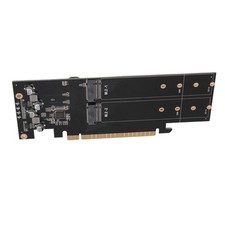 Quad M.2 NVMe To PCIe 4.0 X16 Adapter 4 Port High Speed 4x32Gbps M Key SSD Soft picture