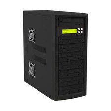 7 Target DVD CD Duplicator Tower Burner Multiple Disc Copier Add Copy Protection picture