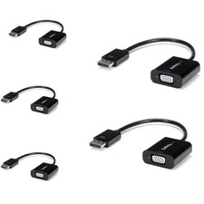 Digital DP to Analog VGA - 5-Pack DisplayPort to VGA Adapter picture