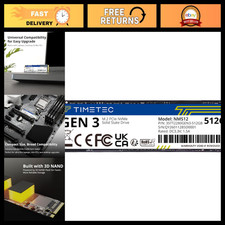 512GB NVMe PCIe Gen3x4 M.2 2280 SSD 3D NAND High Speed Internal Solid State Driv picture