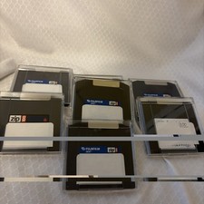 7 Iomega Zip Drive Fuji brand Zip 100 MB Disk PC Mac Disks with Case - used picture