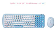 Sanrio Retro Wireless Keyboard Mouse Set Hello Kitty Cinnamoroll Korean/English picture
