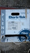 Berk-Tek Muti-Mode   Fiber Optic Cable 6 Strand  White Plenum 62.5/125  426feet picture