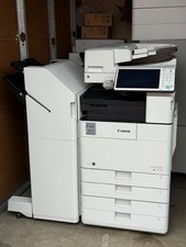 Canon IR Advance 4545i III Laser Monochrome Printer Scanner Copier W/STAPLE FIN. picture
