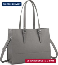 Laptop Tote Bag for Women, 15.6 Inch Work Bag Computer Business Shoulder Bag Off picture