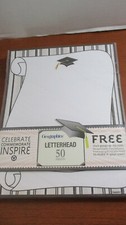 GEOGRAPHICS~GRADUATION LETTERHEAD COMPUTER PRINTER Scrapbook PAPER~50 Sheets~NIP picture