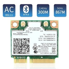 Intel 7260HMW Dual-Band Wireless-AC Card, 802.11ac WiFi + Bluetooth 4.0 for PC picture
