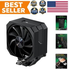 Versatile CPU Air Cooler Compatible with AM5/AM4 & Intel LGA 1700 - Sleek Black picture