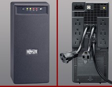 Tripp Lite UPS 1000VA 500W Battery Back Up Tower AVR 120V USB RJ45 (OMNIVS1000) picture