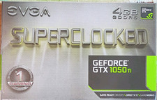 EVGA GeForce GTX 1050 Ti Superclocked 4GB GDDR5 PCIe 3.0 HDMI DP picture