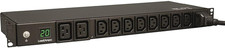 Metered PDU, 10 Outlets (8 C13, 2 C19), 200-240V, C20/L6-20P Adapter, 3.2-3.8Kw, picture