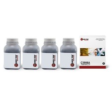 4Pk LTS 06A C3906A Black HY Toner Refill Kit Compatible for HP LJ 5L 6L 1100 picture