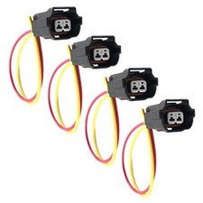  4Pcs Fuel Injector Connector Plug Wire 2Pin 06A973722 Compatible with A4 A6  picture