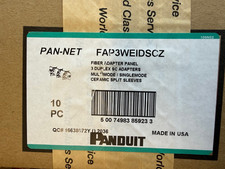 Panduit FAP3WEIDSCZ 3 Fiber SC Duplex Fiber Adapter Panel BOX OF QTY 10 picture