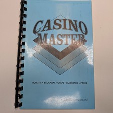 Centron Software Casino Master IBM PC Game Manual Book 1980s Boca Raton FL Vtg picture