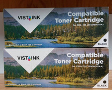 (2 Pack) Vista Ink Compatible Canon Cartridge 128 CRG-128 Black Toner 3500B001AA picture