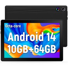 Anmecs Tablet 10.1 inch Android 14 10GB RAM 64GB ROM Bluetooth Dual Camera picture