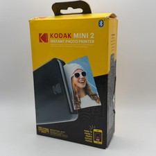 Kodak Mini 2 Instant Photo Printer Black Bluetooth Wireless Portable Open Box picture