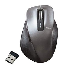 ELECOM Wireless Mouse Medium Size 5 Buttons Back and Forward Buttons Blue LED Pe picture