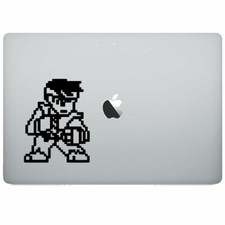 Capcom Street Fighter Ryu 8 Bit Vinyl Decal Sticker for Macbook Air Pro Laptop picture