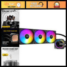 360mm ARGB AIO Liquid CPU Cooler - High Performance, Efficient Cooling, Black picture
