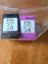 Open 67 XL Black And Tri- Color Ink Cartridges. HP Compatible picture