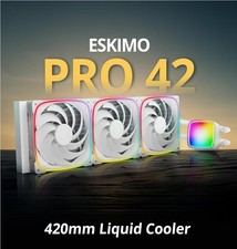 Geometric Future Eskimo Pro - 420mm AIO CPU Liquid Water Cooler- RGB PWM Squama picture