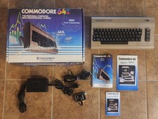 Commodore 64 Computer Original Box Matching Serial Numbers, Cords, User's Guide picture