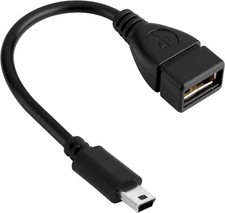 Mini USB OTG Cable for Digital Cameras USB A Female to Mini USB B 5 Pin Male A picture