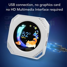 2.1 Inch Computer Secondary Screen DIY Dynamic Theme Water Cooler Screen US FHIB picture