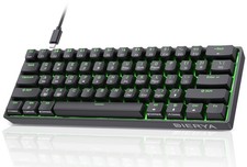 DK61se 60% Mechanical Gaming Keyboard Blue Switch LED Wired Ultra Compact picture