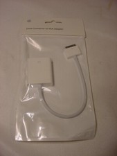 NEW - GENUINE APPLE DOCK CONNECTOR TO VGA ADAPTER A1368 picture