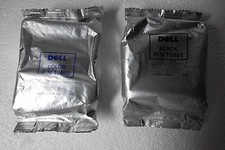 Dell Series 3 Black Color Ink Cartridges 450 Page-Yield For J740 T0601 T0602 NEW picture