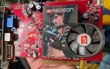 AGP card ATI Radeon X1300 Pro  Video VGA TV DVI picture