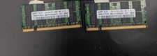 Samsung 4GB DDR2 Laptop RAM Lot 2x2GB PC2-6400S SODIMM Untested picture