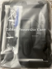 SEYMAC Shockproof Black Silicone Case for Apple iPad 10.2