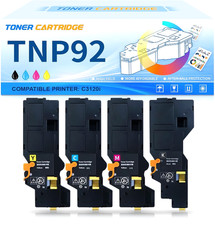 TNP-92 Toner Cartridge 4-Pack Replacement for Konica Minolta Bizhub C3120i BCMY picture