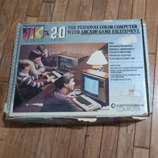 Commodore VIC 20 No Cables/Untested, C2N Cassette Player & Cassette 6 Pack Games picture