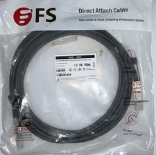 New FS | QSFP-PC07 | 7m 23ft 40G QSFP+ Passive Direct Attach Copper Cable picture