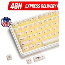 OHY XVX MOA White Keycap Set 139 Keys for MX Mechanical Keyboard picture
