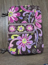 Vera Bradley Quilted Tablet Kindle Sleeve Case Floral Hard Shell picture