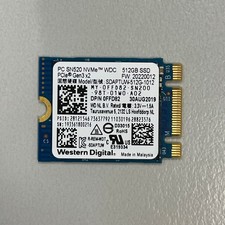 WD SN520 512GB M.2 2230 PCIe Gen3 x2 NVMe SSD SDAPTUW-512G-1012 Dell 0FFD82 picture