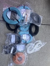 Mixed Lot Network & Computer Cables Cat5e Fiber Optic USB SVGA picture