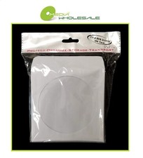 CD DVD 80GR White Paper Sleeve Clear Window & Flap Envelope LOT picture