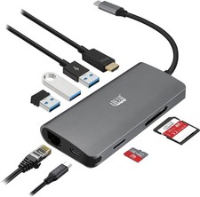 Adesso USB C Docking Station Multiport Adapter Type C (TAA Compliant) picture
