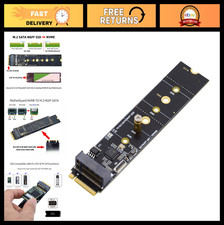 M.2 SSD SATA NGFF to NVME M-Key Expansion Card Adapter JMB582 for 2230/2242/2260 picture