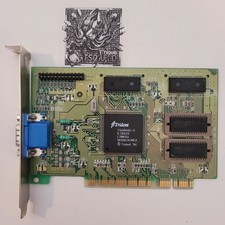 Trident TGUI9440-3 Graphics Card PCI VGA Video Adapter Vintage Retro PC picture