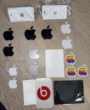 Rare New Apple Logo Stickers + Luggage Tags + Apple Cloth picture