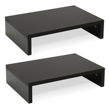 2 Pack 14inch Monitor Stand Riser for Computer/PC/TV /Laptops Desktop Organizer. picture